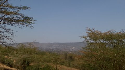 Nakuru Town View from the gorge