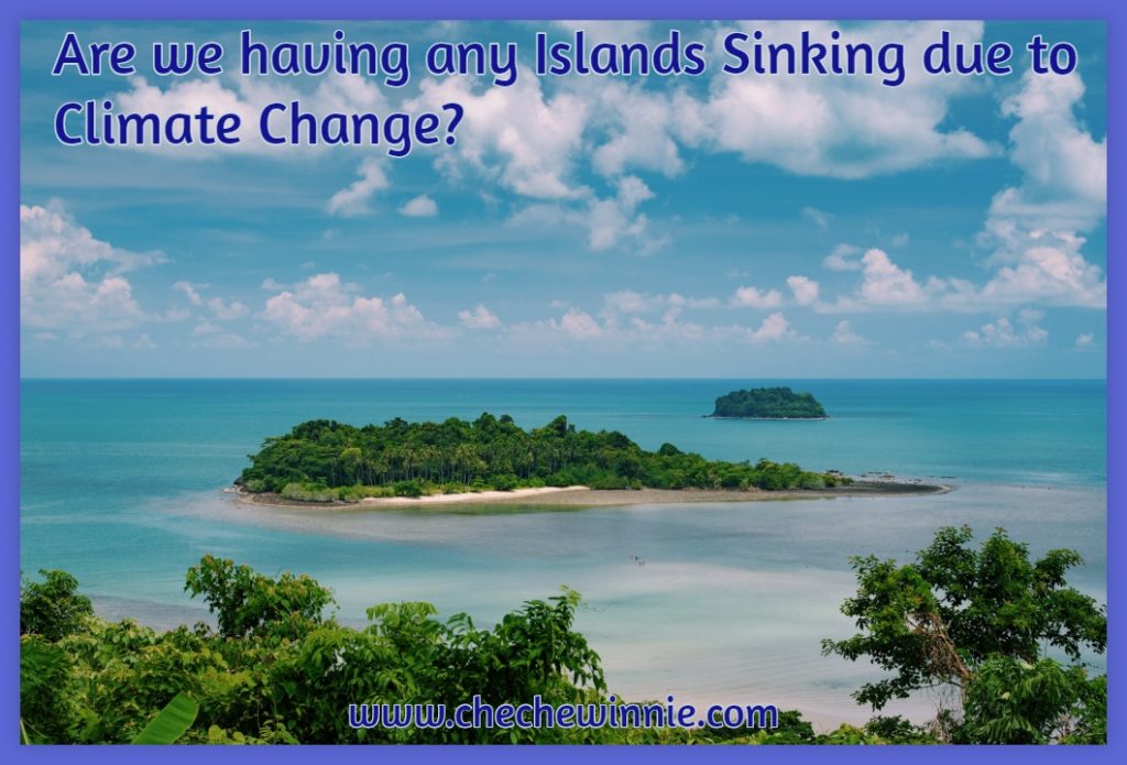 Are we having any Islands Sinking due to Climate Change?