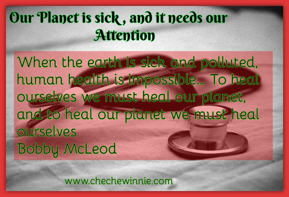 Our Planet is sick, and it needs our Attention