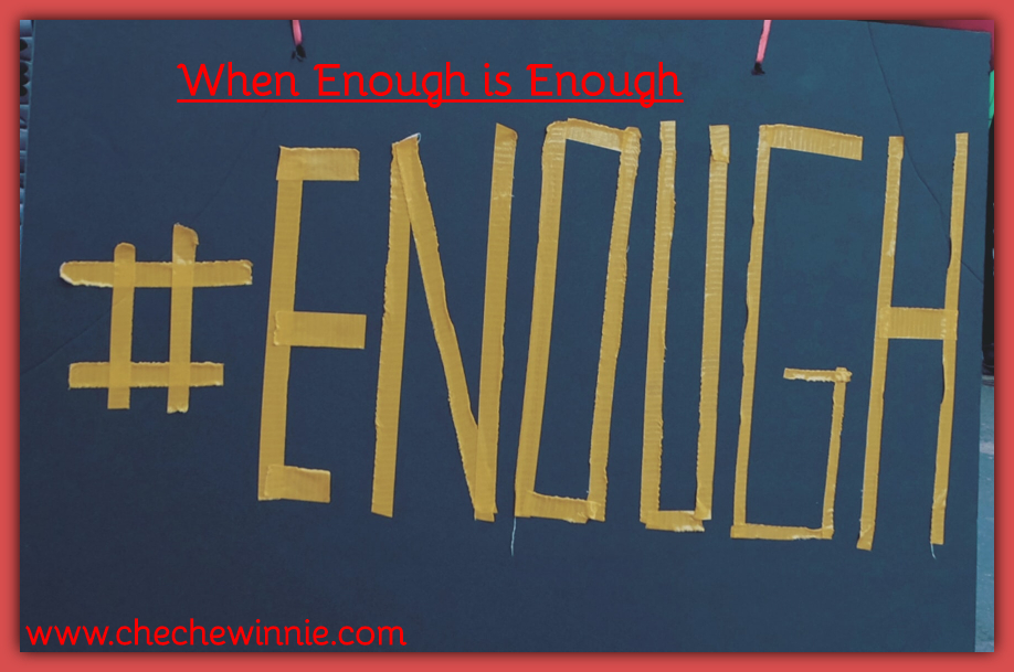 When Enough is Enough