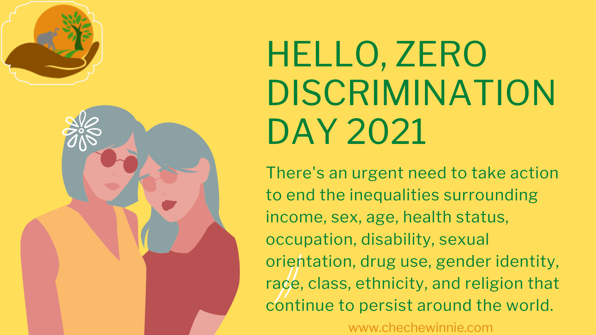 Hello, Zero Discrimination Day 2021