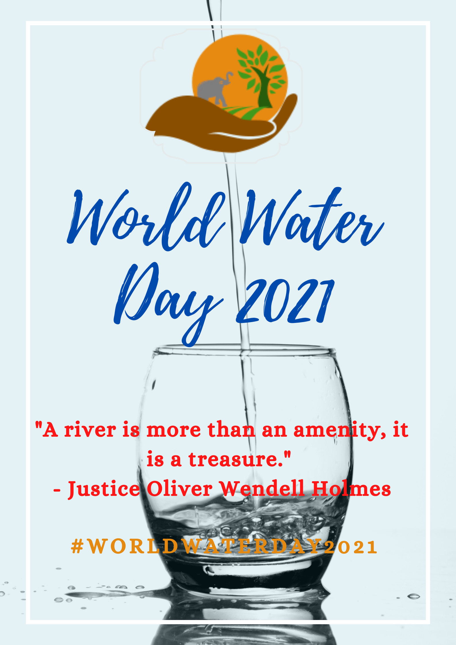 "A river is more than an amenity, it is a treasure." - Justice Oliver Wendell Holmes #WorldWaterDay2021