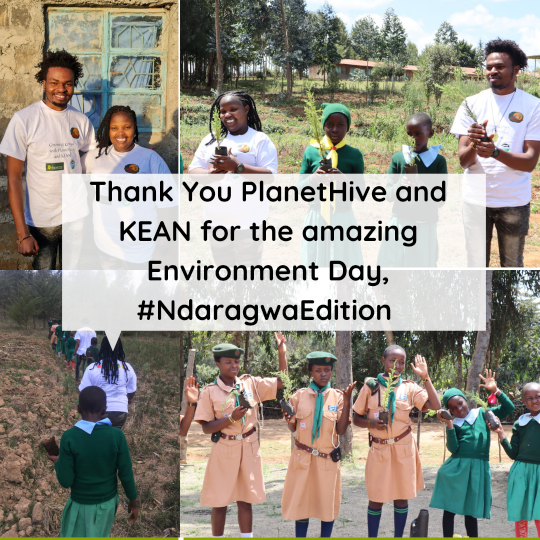 Thank You PlanetHive and KEAN for the amazing Environment Day, #NdaragwaEdition