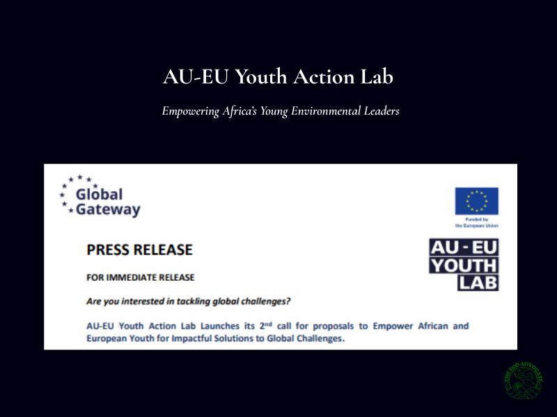 AU-EU Youth Action Lab: Empowering Africa’s Young Environmental Leaders