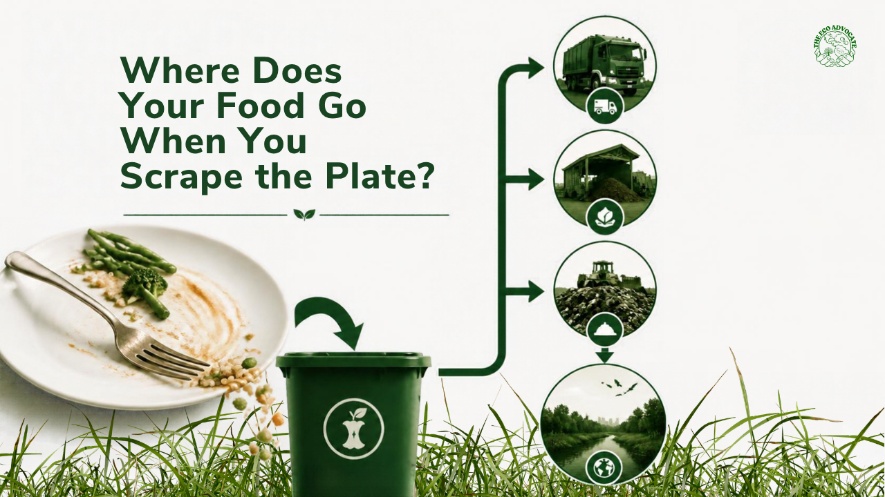 Where Does Your Food Go When You Scrape the Plate?