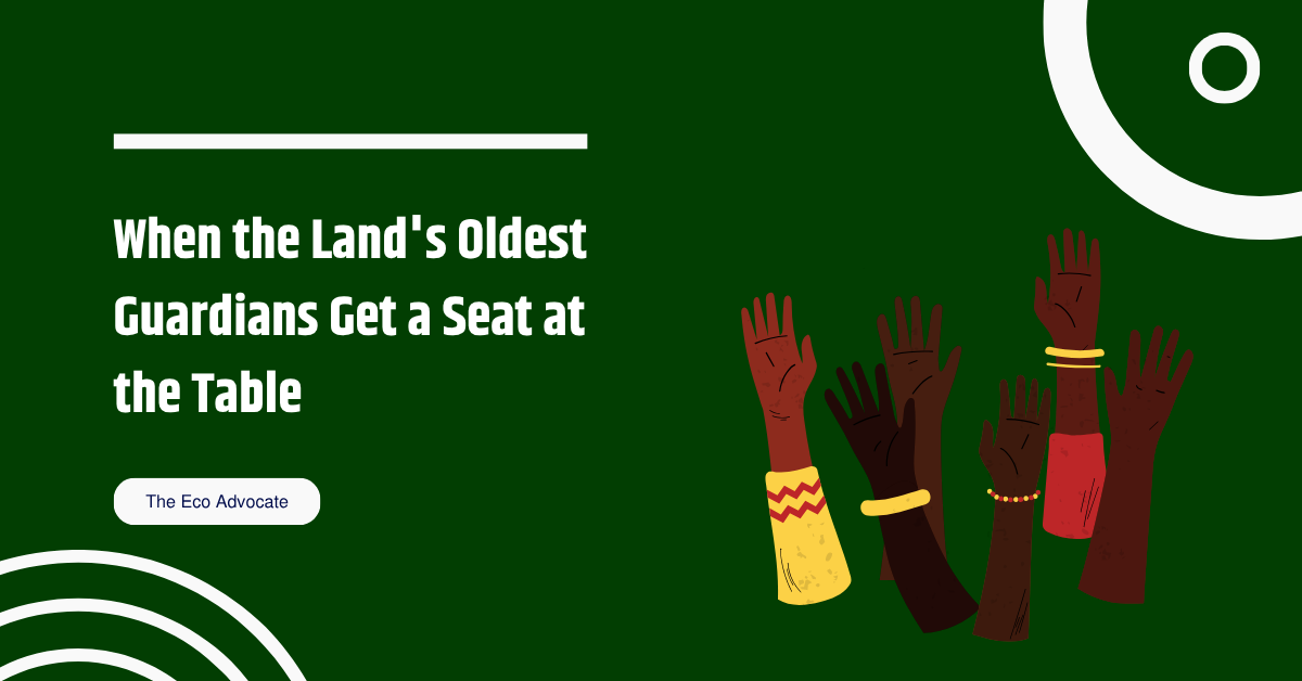 When the Land's Oldest Guardians Get a Seat at the Table